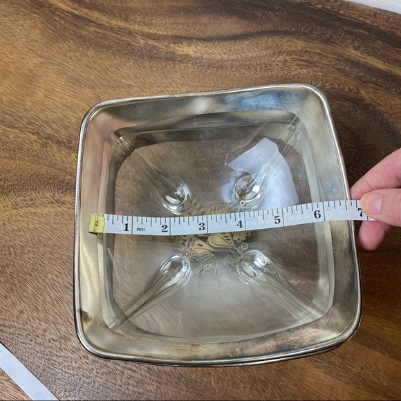 Set of Georges Briard Sterling Silver Overlay Glass Bowls - Picture 16 of 16